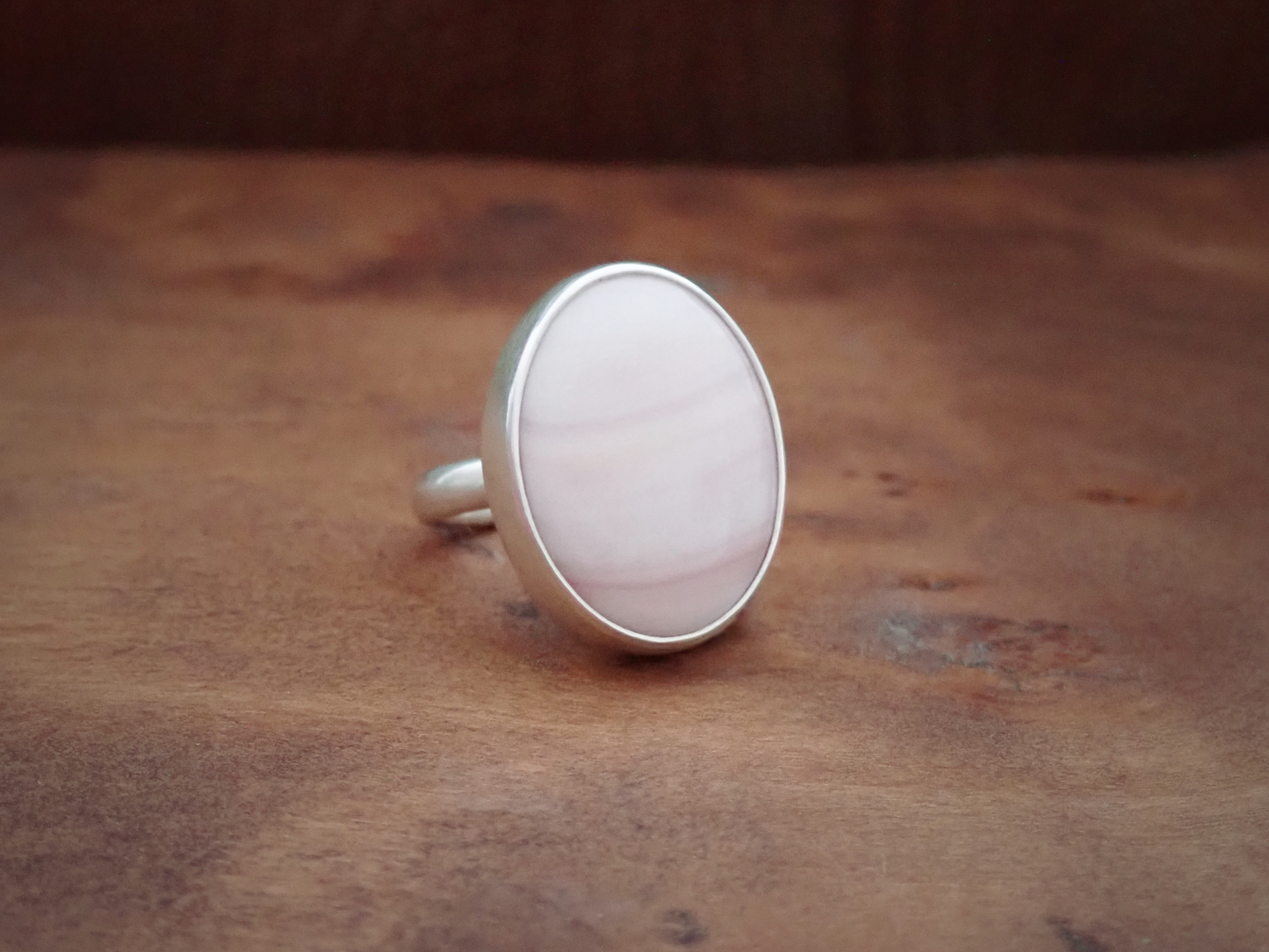 'Between Dreams' ・ Windy Mountain Jasper + Silver Ring ・ Size K
